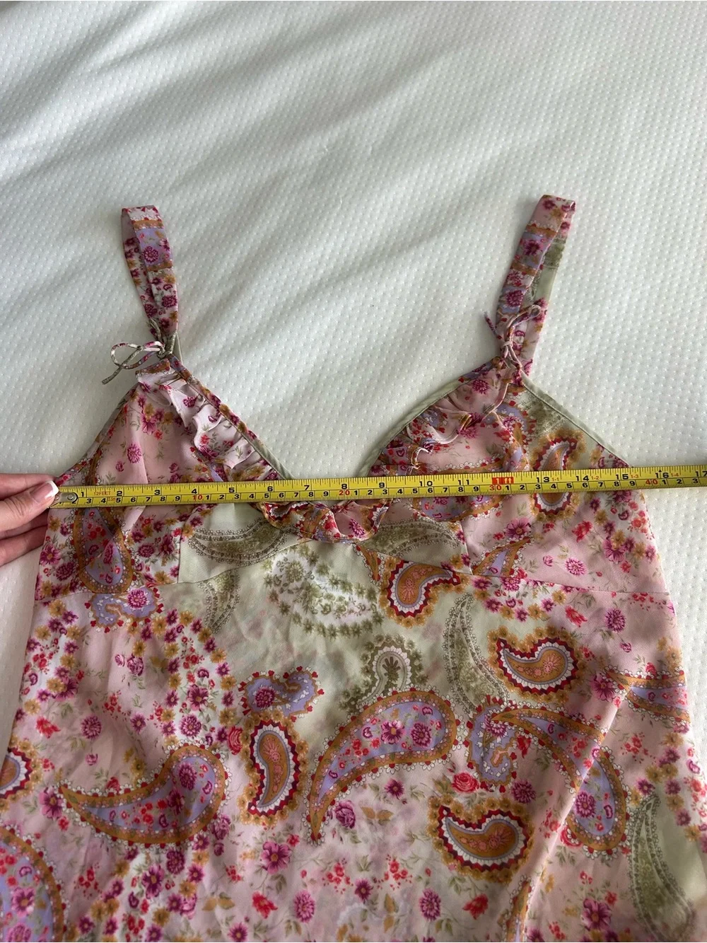 Vintage Floral Paisley Print Slip - Ivy & Annabelle Intimates - Picture 9 of 10